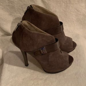 NEW Michael Kors peep toe booties